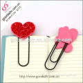 Custom plastic clips manufacturer wholesale PVC paper clip business paper clip with logo